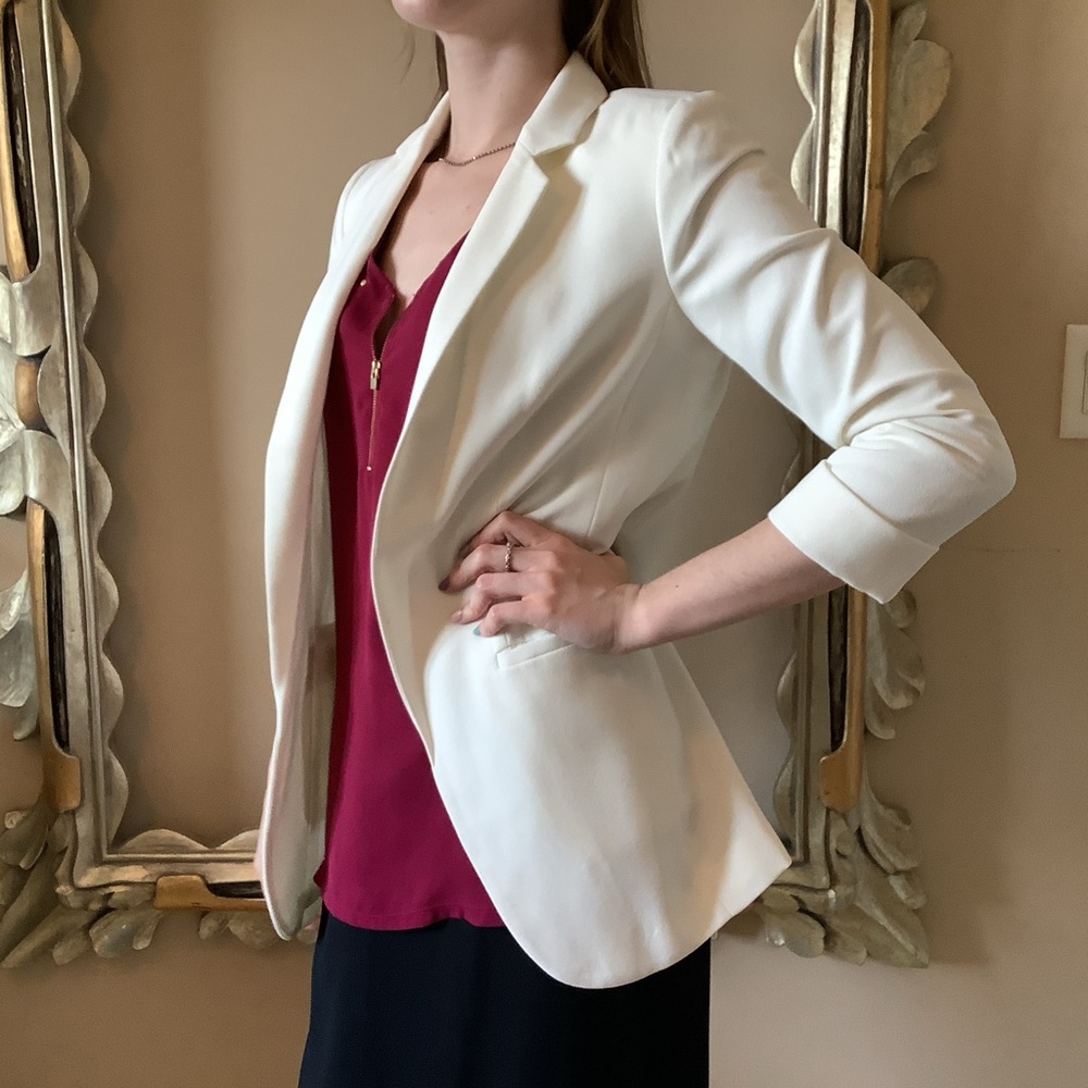 Off white blazer